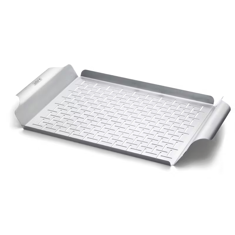 Weber | Deluxe Izgara tepsisi, Paslanmaz çelik 30 x 44 cm